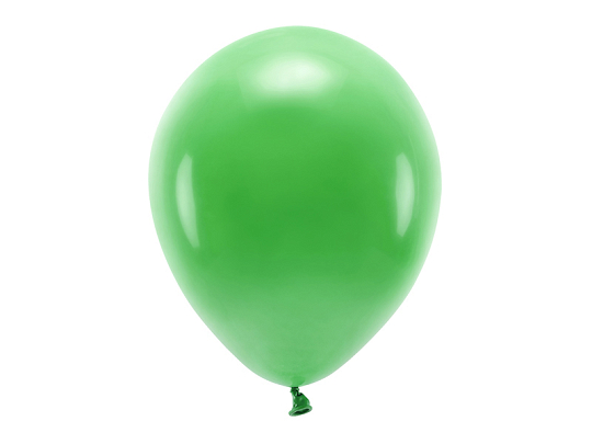 Ballons Eco 30 cm pastel, vert gazon (1 pqt. / 10 pc.)