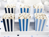 Decorative boxes for popcorn - Little Plane, mix, 7.5 x 7.5 x 12.5 cm (1 pkt / 6 pc.)