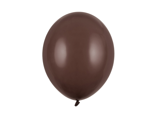 Ballons Strong 30 cm, Marron cacao pastel, (1 pqt. / 100 pc.)