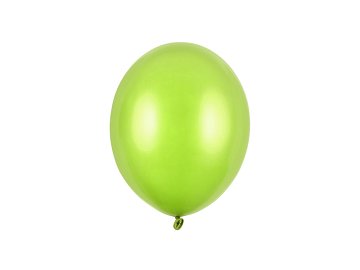 Ballons Strong 23 cm, Vert citron métallique (1 pqt. / 100 pc.)