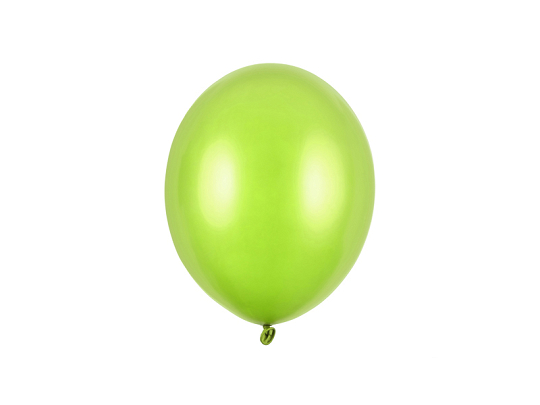 Ballons Strong 23cm, Metallic Lime Green (1 VPE / 100 Stk.)