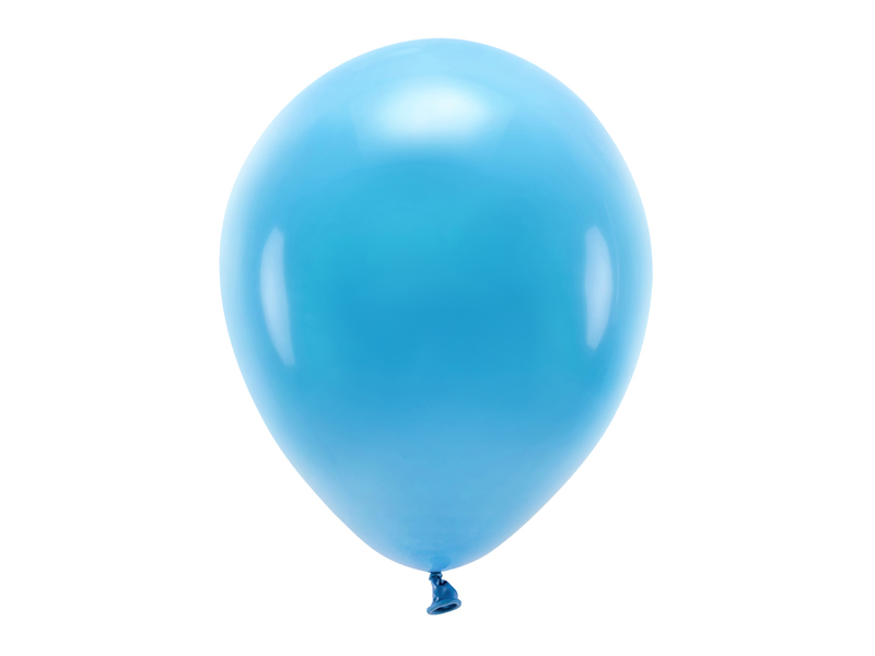 Latexballong ECO – pastell – turkos – 30 cm – 10-pack