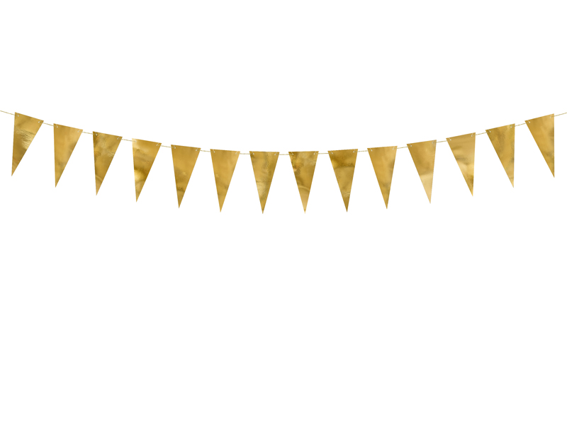 Pappersgirlang – guld