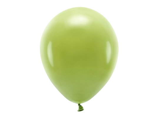 Ballons Eco 30 cm, pastel, olive (1 pqt. / 10 pc.)