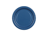 Talerzyki papierowe, granatowy, 18cm (1 op. / 6 szt.)