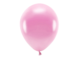 Ballons Eco 30 cm, métallisés, rose (1 pqt. / 100 pc.)