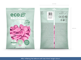 Ballons Eco 30 cm, métallisés, rose (1 pqt. / 100 pc.)
