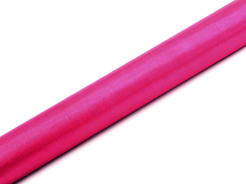Organza – mörkrosa – 36 cm – 9 m