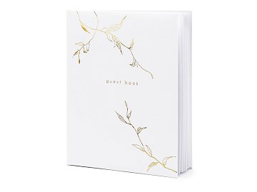 Guest Book, 20x24.5cm, white, 22 pages