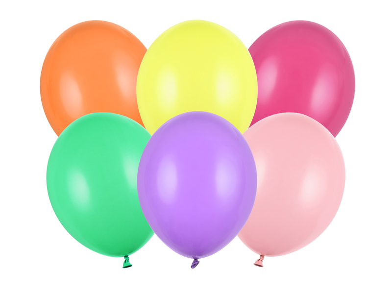 Latexballong – pastell – mix – 30 cm – 100-pack