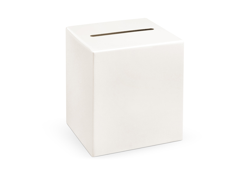 Presentbox – kortlåda – kräm – 24x24 cm