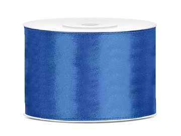 Satin Ribbon, royal blue, 50mm/25m
