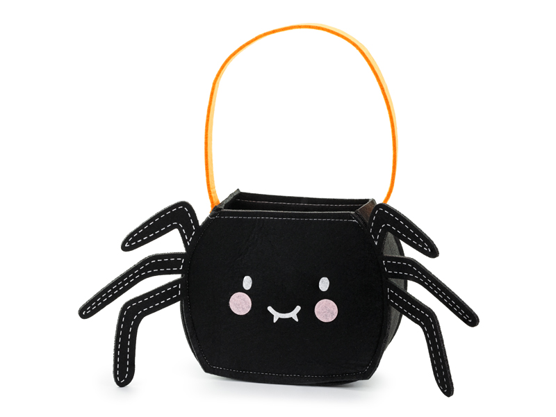 Presentpåse – Halloween Spindel – svart