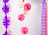 Honeycomb Ball, pink, 10cm