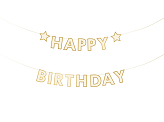 Banner Happy Birthday Mix, 220x14,5 cm