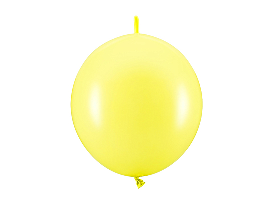 Linking balloons, 28 cm, Pastel Lemon Zest (1 pkt / 20 pc.)