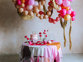 Linking balloons, 33 cm, light pink (1 pkt / 20 pc.)