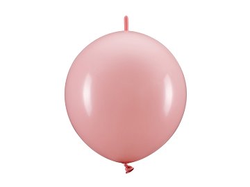 Balony z łącznikiem, 33 cm, jasny różowy (1 op. / 20 szt.)