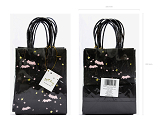 Gift bag Bats, black, 14x18x8cm