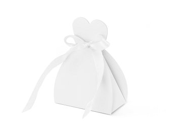 Boîtes de mariée, blanc (1 pqt. / 10 pc.)