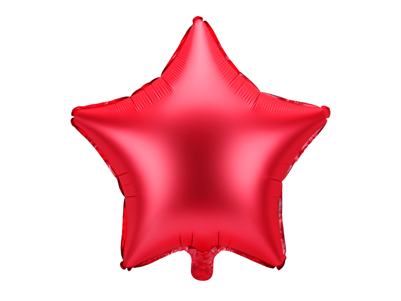 Folieballong – röd – 48 cm