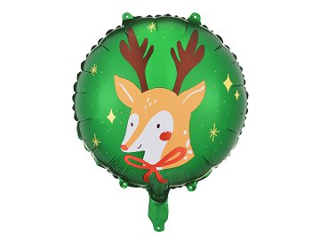 Foil balloon Reindeer, 45 cm, mix