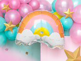 Rainbow Ballons 23cm, metallisiert, rosa (1 VPE / 10 Stk.)
