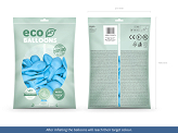Ballons Eco 30cm, pastell, hellblau (1 VPE / 100 Stk.)