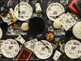 Nappe en papier Harry Potter, 180x120 cm, noire
