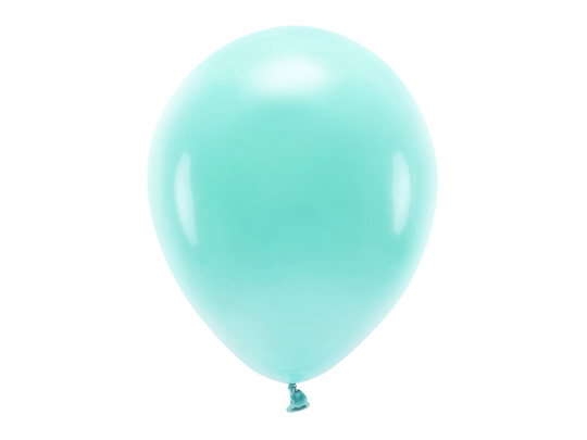 Ballons Eco 30 cm pastel, menthe foncée (1 pqt. / 100 pc.)