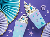 Boxes for popcorn Narwhal, mix, 7x7x12.5cm (1 pkt / 6 pc.)