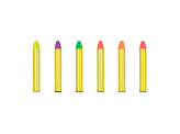 Crayons de maquillage (1 pqt. / 6 pc.)