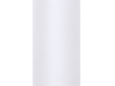 Tiul gładki, biały, 0,8 x 9m