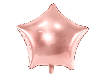Foil Balloon Star, 48cm, rose gold