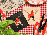 BBQ napkins, 33x33 cm, mix (1 pkt / 20 pc.)