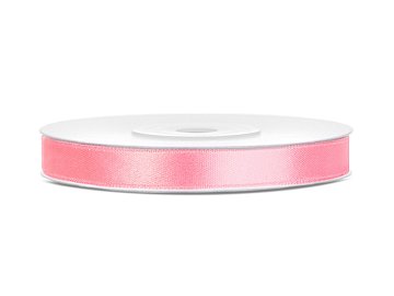 Satin Ribbon, light pink, 6mm/25m (1 pc. / 25 lm)