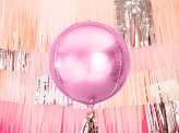 Folienballon Kugel, 40cm, hellrosa