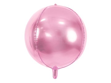 Ballon Mylar Boule, 40cm, rose vif