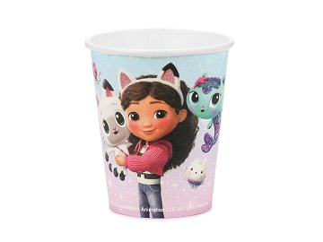 Kubeczki Koci Domek Gabi, mix, 250 ml (1 op. / 6 szt.)