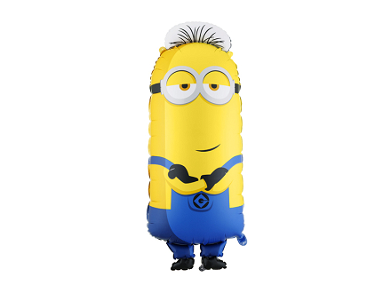 Foil balloon Minion Tim, 40x100 cm, mix