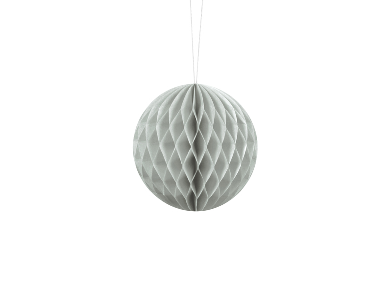 Honeycomb – Boll – ljusgrå – 10 cm