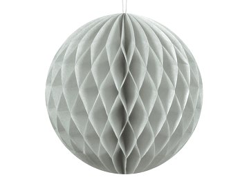Honeycomb Ball, light grey, 10cm