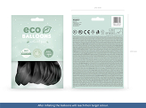 Ballons Eco 30cm, pastell, schwarz (1 VPE / 10 Stk.)
