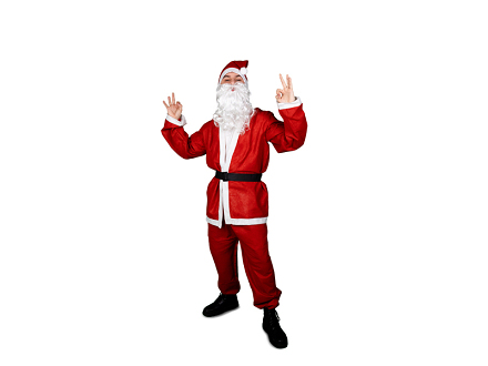 Strój Świętego Mikołaja, rozmiar 170-190cm, mix