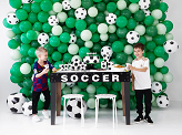 Balloons 30cm, Football, Pure White (1 pkt / 6 pc.)
