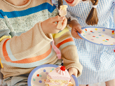 Plates Confetti, 23 cm, mix (1 pkt / 6 pc.)