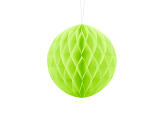 Boule de papier alvéolé, vert pomme, 20cm