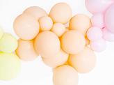 Strong Balloons 12cm, Pastel Light Peach (1 pkt / 100 pc.)