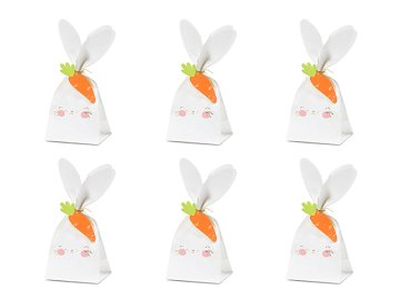 Treat bags Rabbit, mix, 7.5x9x22.5 cm (1 pkt / 6 pc.)