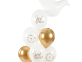Ballons 30 cm, God Bless, Pastel Pure White (1 VPE / 50 Stk.)